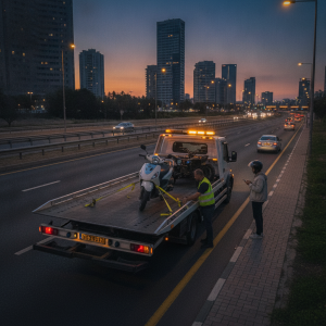 קטנוע לא מניע בדרך? מה עושים לפני שקוראים לגרר