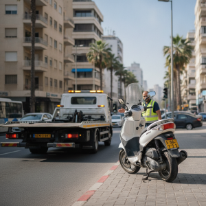 קטנוע קרס לך בדרך? מדריך גרירת קטנועים בתל אביב ובמרכז